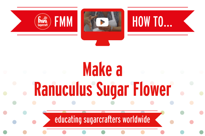 How to Make a Ranunculus Sugar Flower
