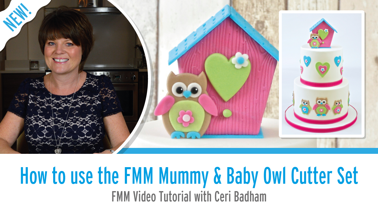 How to use the FMM Mummy & Baby Owl Cutter Set